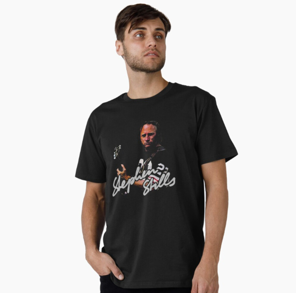 Stephen Stills Black Shirt